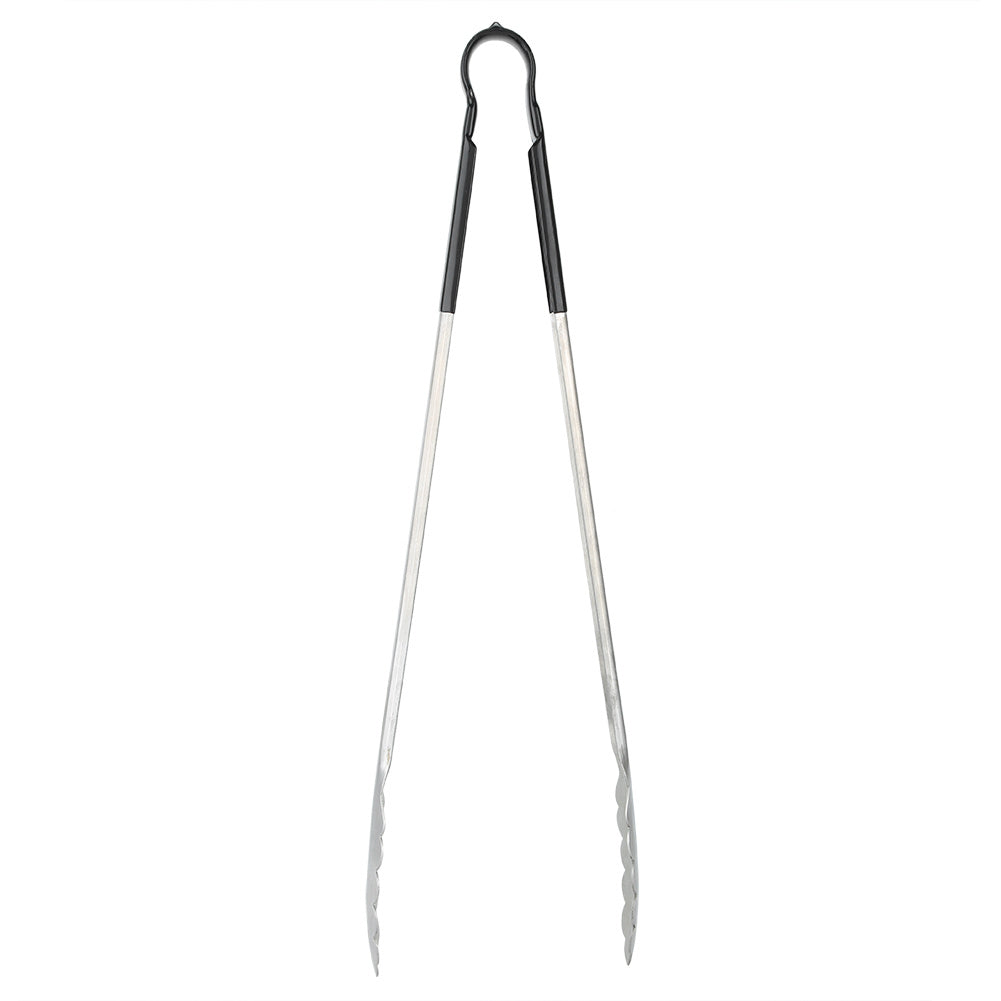 Stainless Steel Black Handle BBQ Grill Food Clip Anti-scald Barbecue Clamp Accessory Tongs Tool