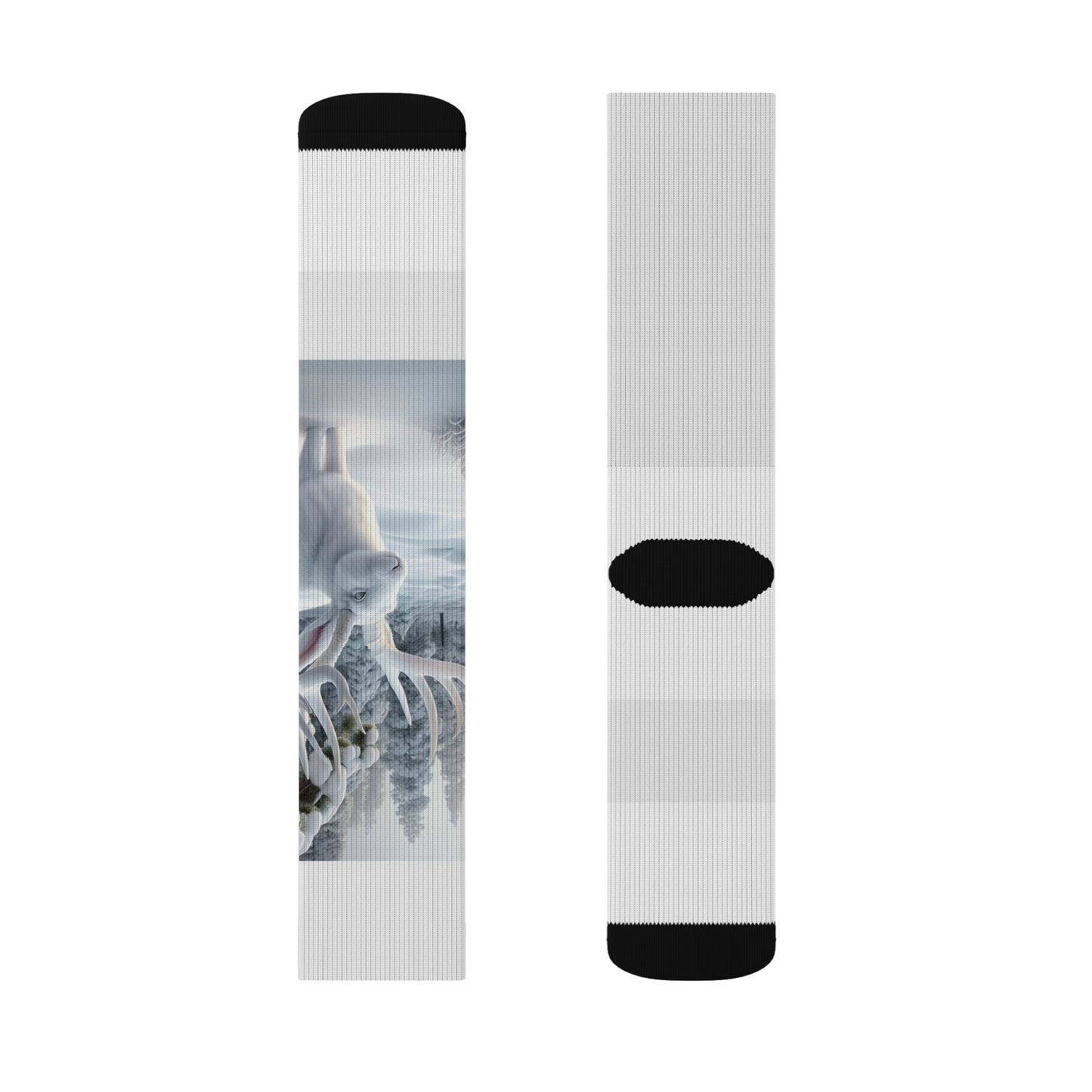 Jackalope Sublimation Socks