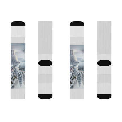 Jackalope Sublimation Socks