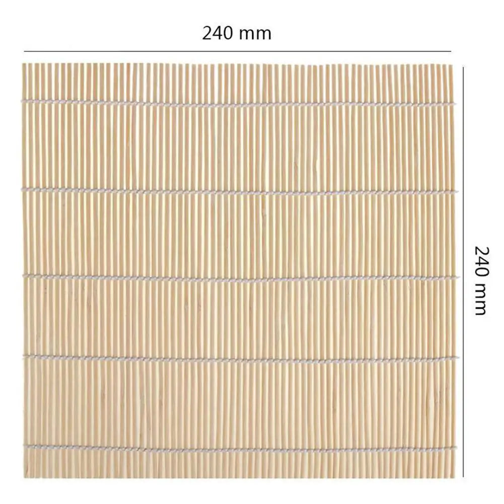 Bamboo Non-stick Sushi Rolling Mat Curtain Rice Roller Chicken DIY Cooking Rice Ball Sushi Maker Tool