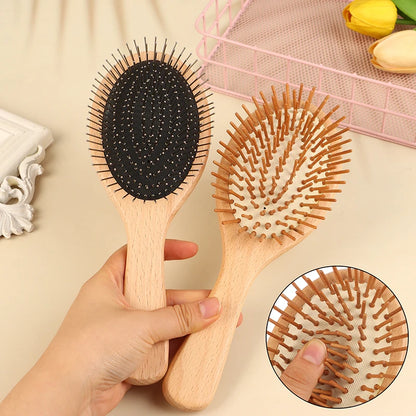 1pc Bamboo Hair Brush