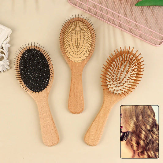 1pc Bamboo Hair Brush
