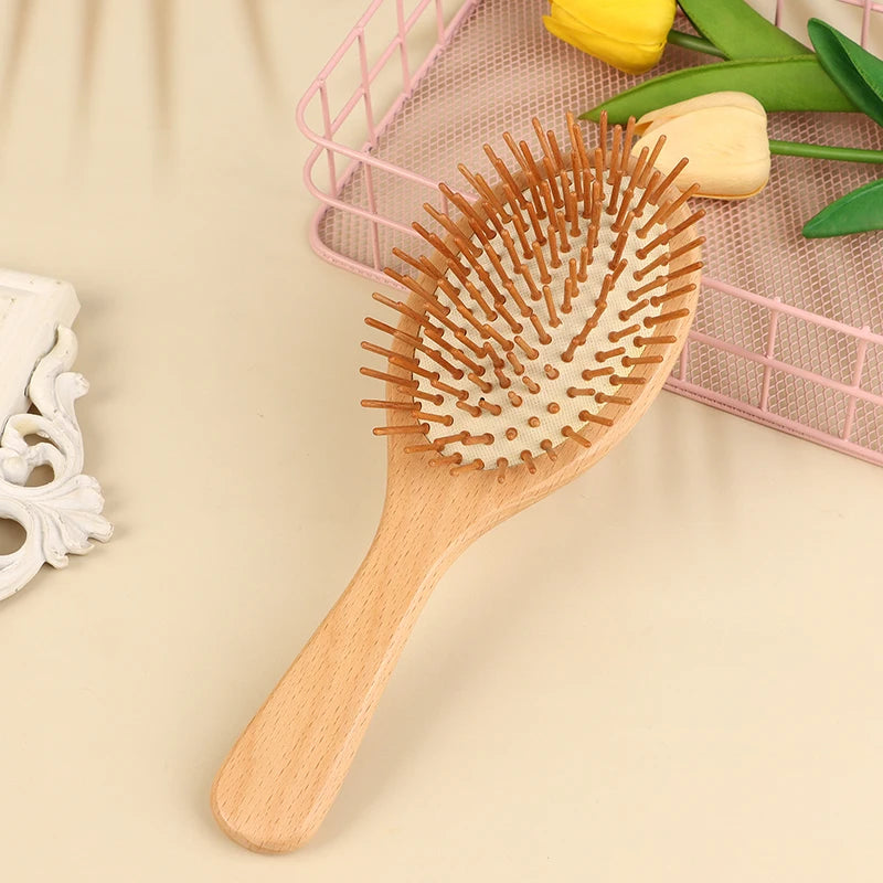 1pc Bamboo Hair Brush