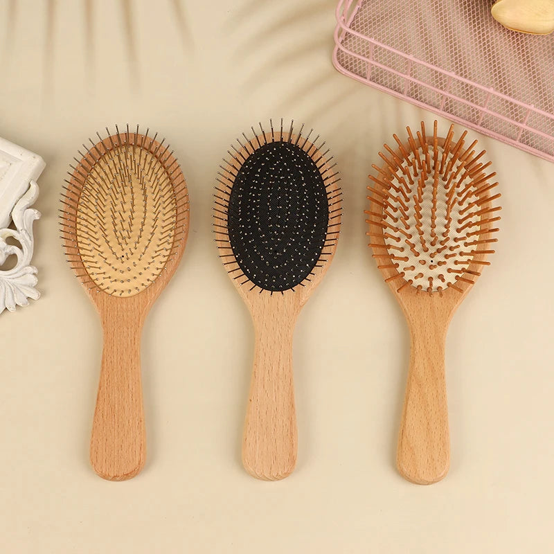 1pc Bamboo Hair Brush