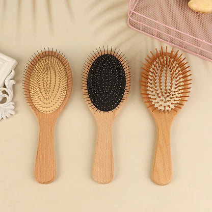 1pc Bamboo Hair Brush