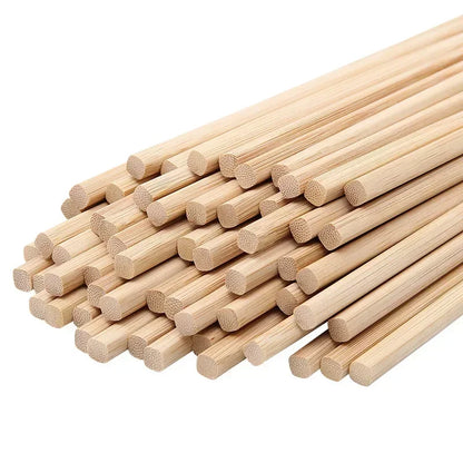 Bamboo Chopsticks Hot Pot Chopsticks No Paint and No Wax Household Tableware Chopsticks  for Lo Mein Public