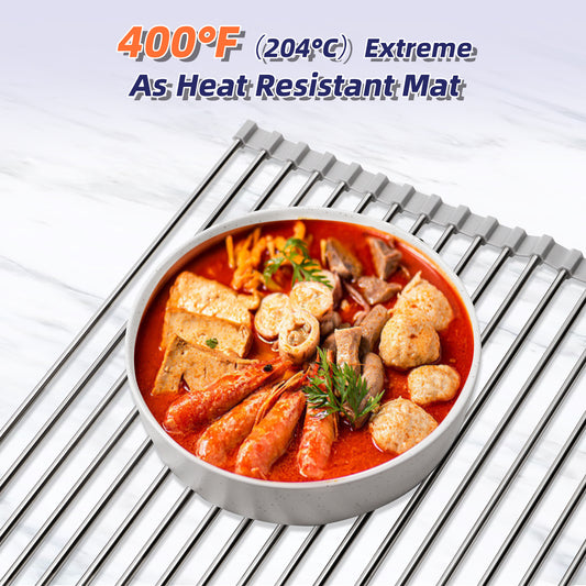 Drainer Rack 20L Large Silicone Water Filter Shelf, Kitchen Sink, Shelf, Sink Roller Shutter, Foldable Drain Shelf